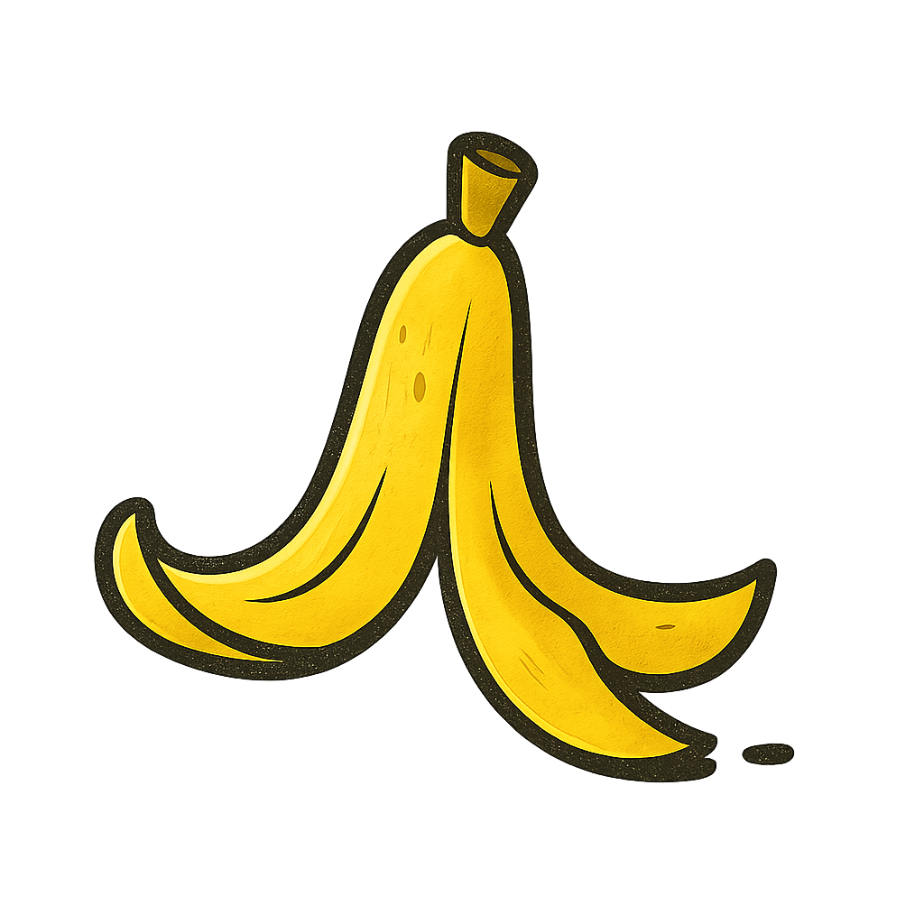 Thrown Banana Peel